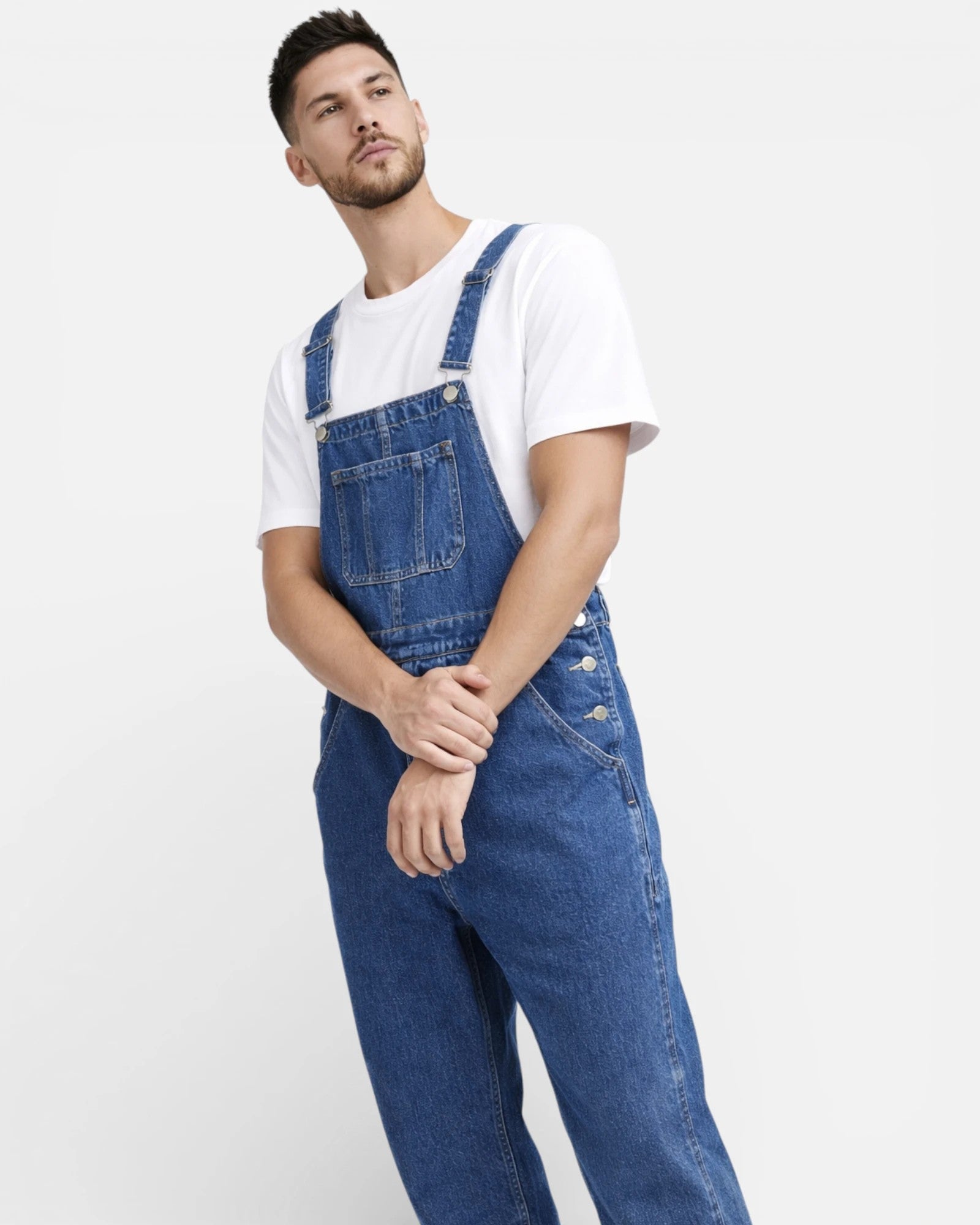 Salopette Résistante Homme Bleu