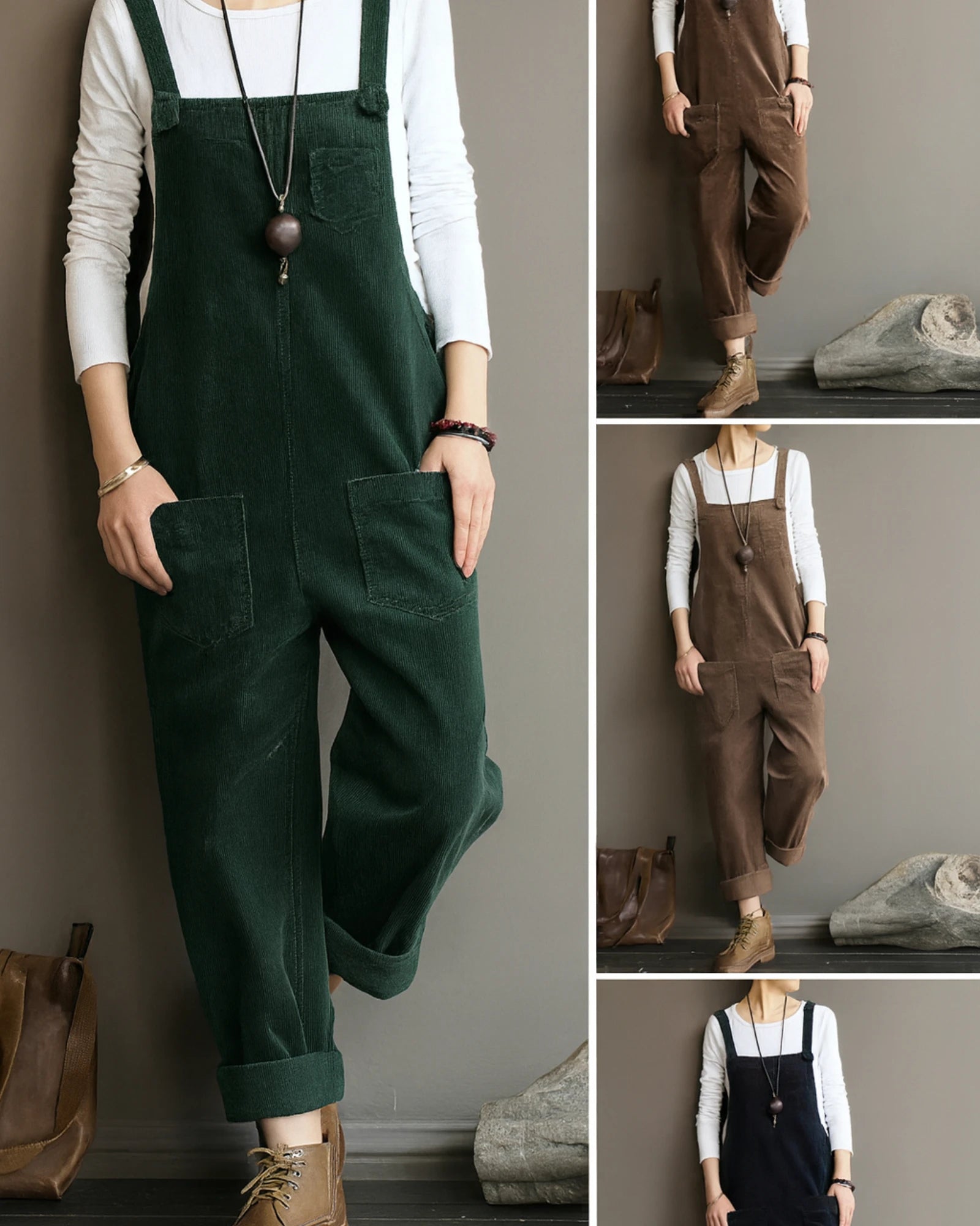 Salopette Velours Large