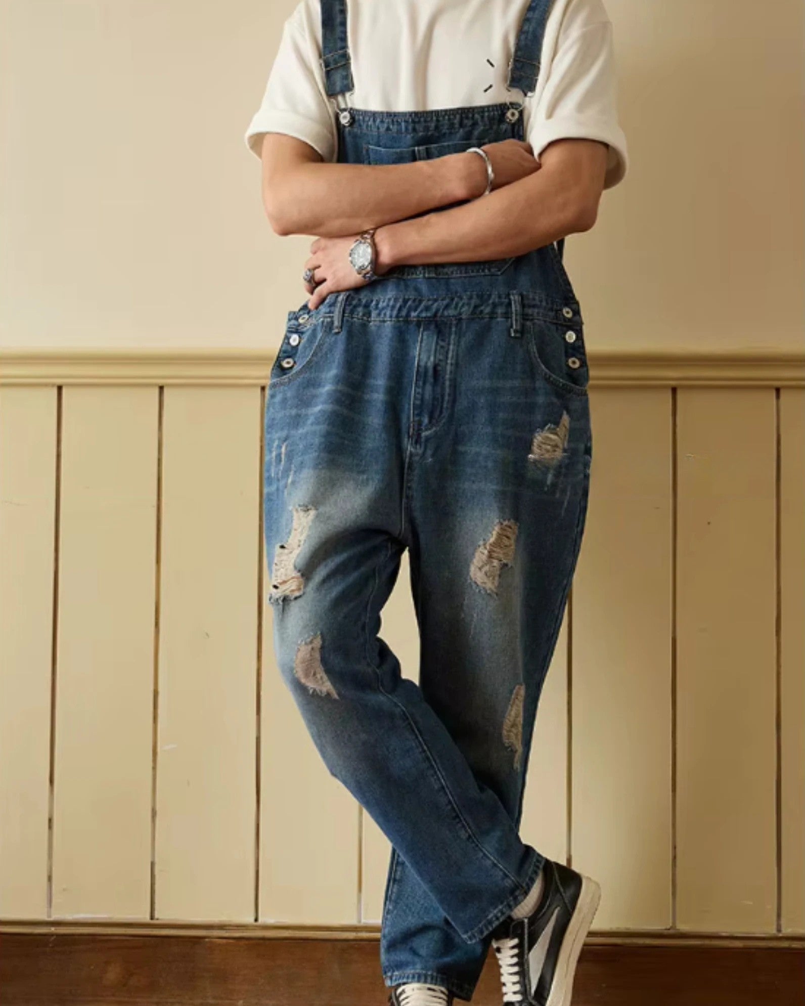 Salopette Denim Déchiré Streetfit