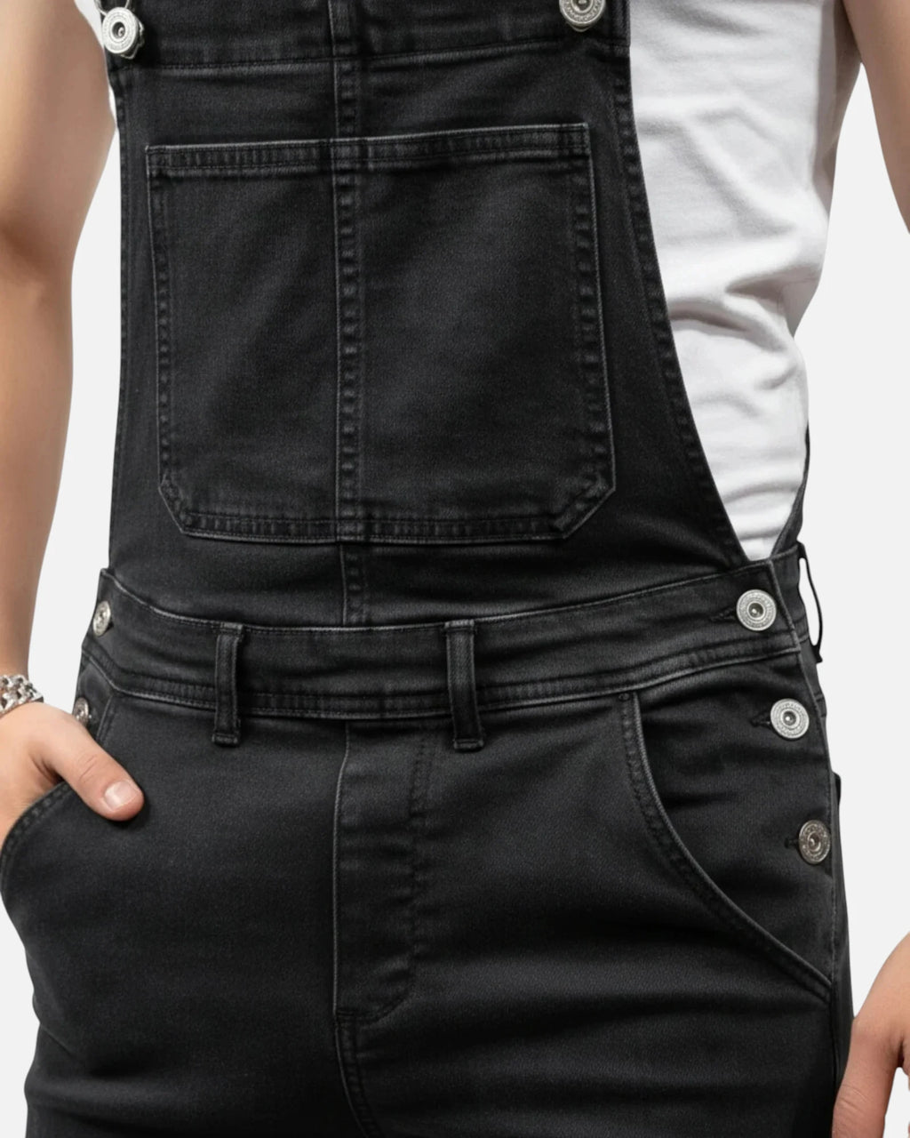 Salopette Jean Slim Rétro