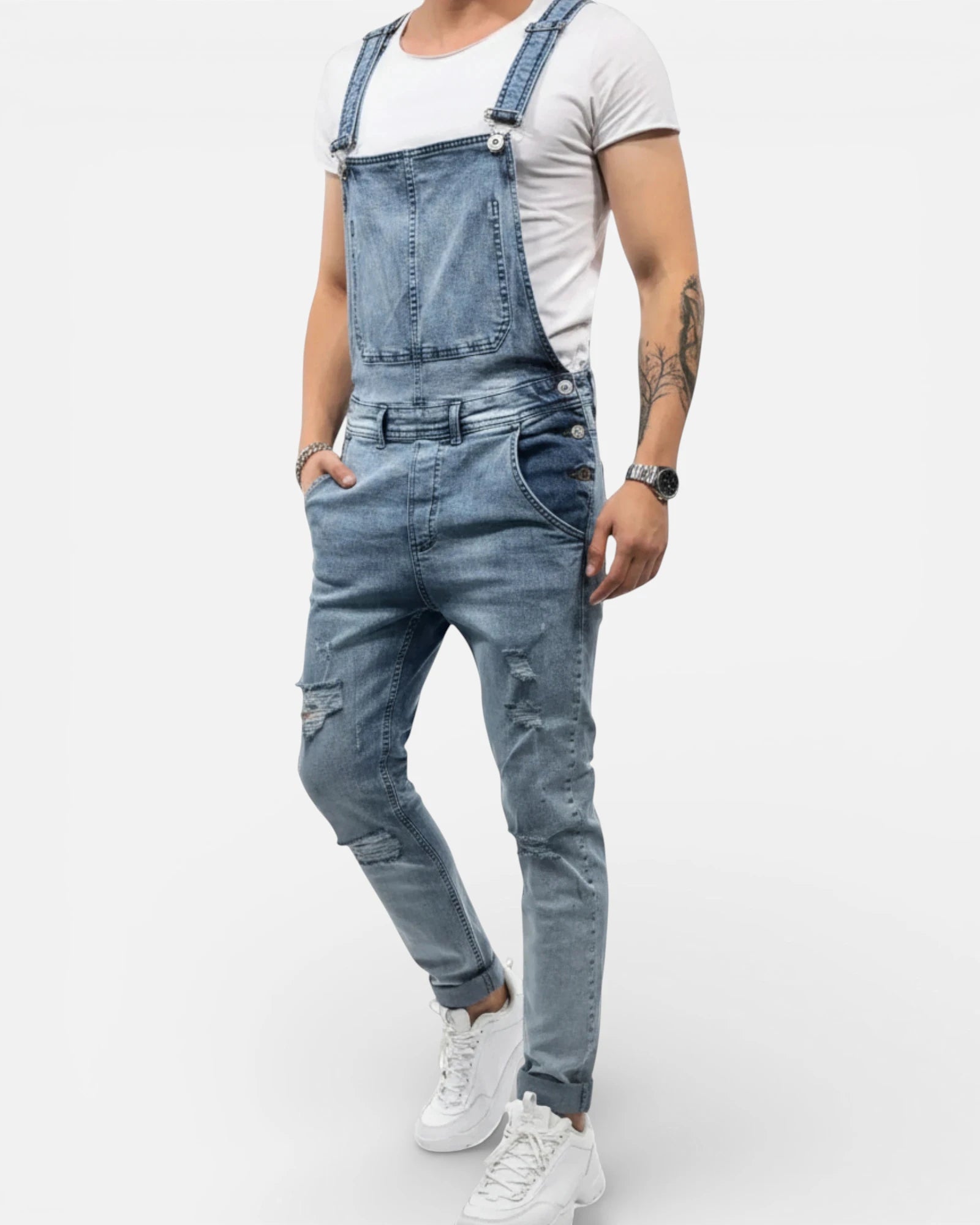 Salopette Jean Slim Rétro