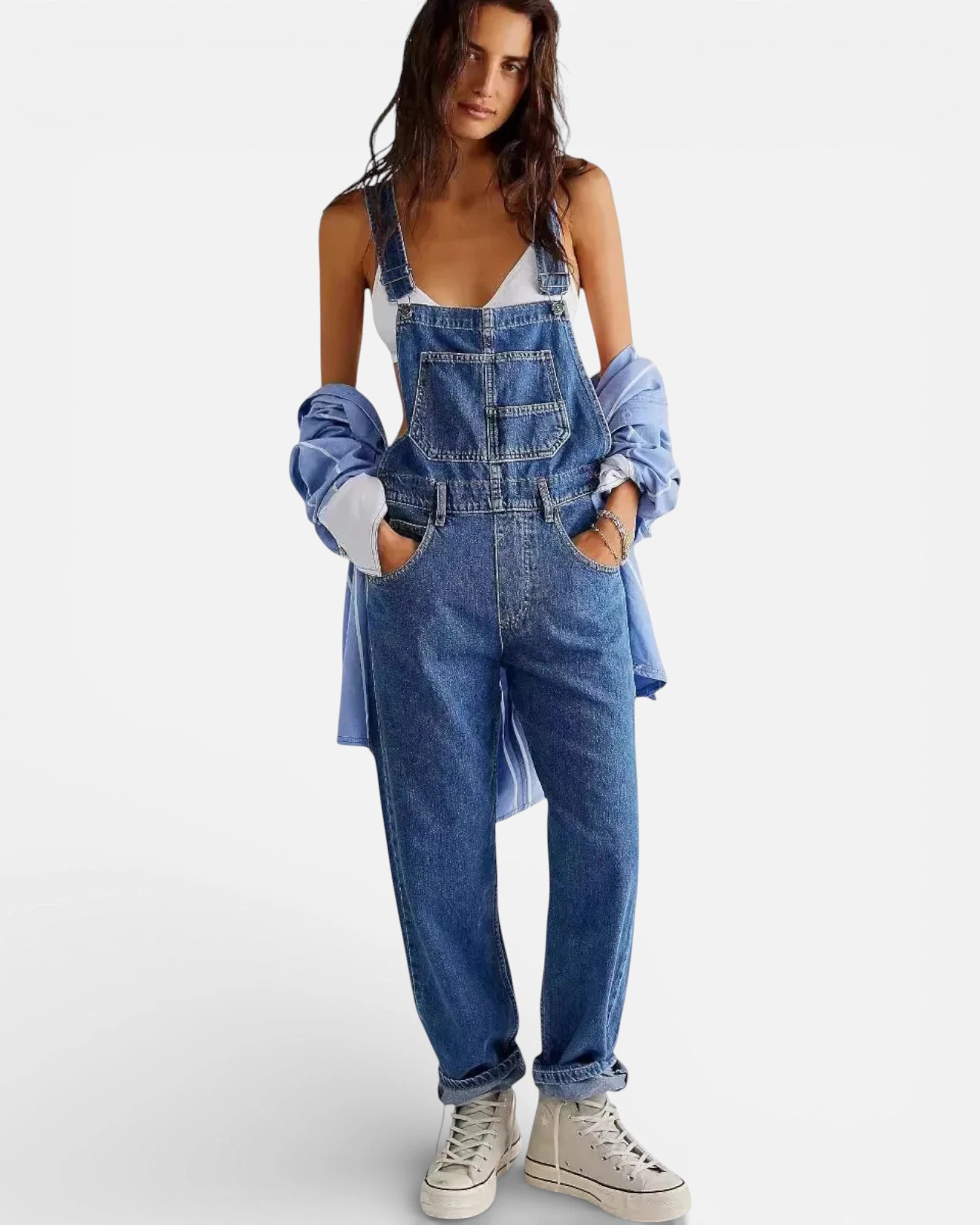Salopette Denim Tendance Femme