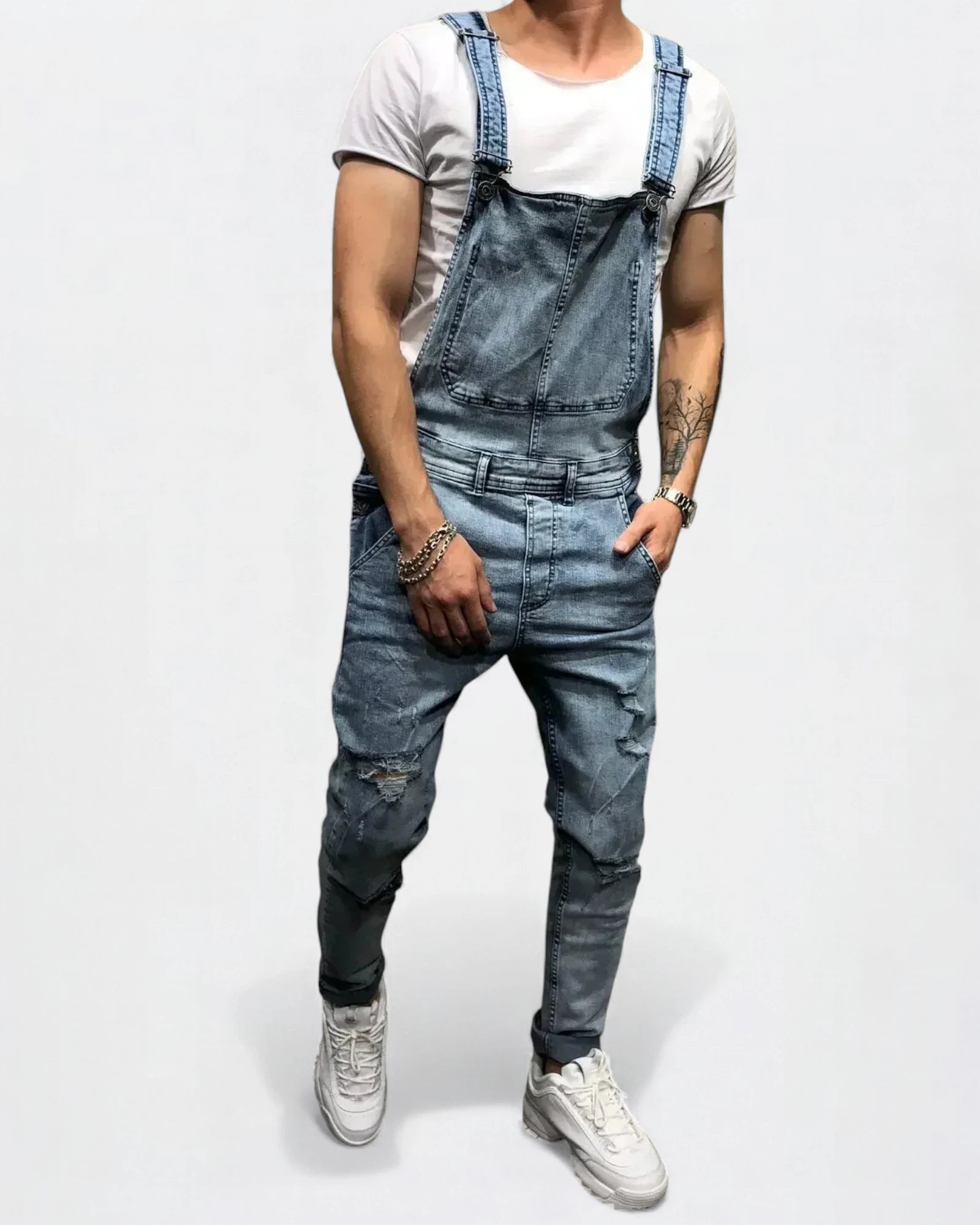 Salopette Jean Slim Rétro