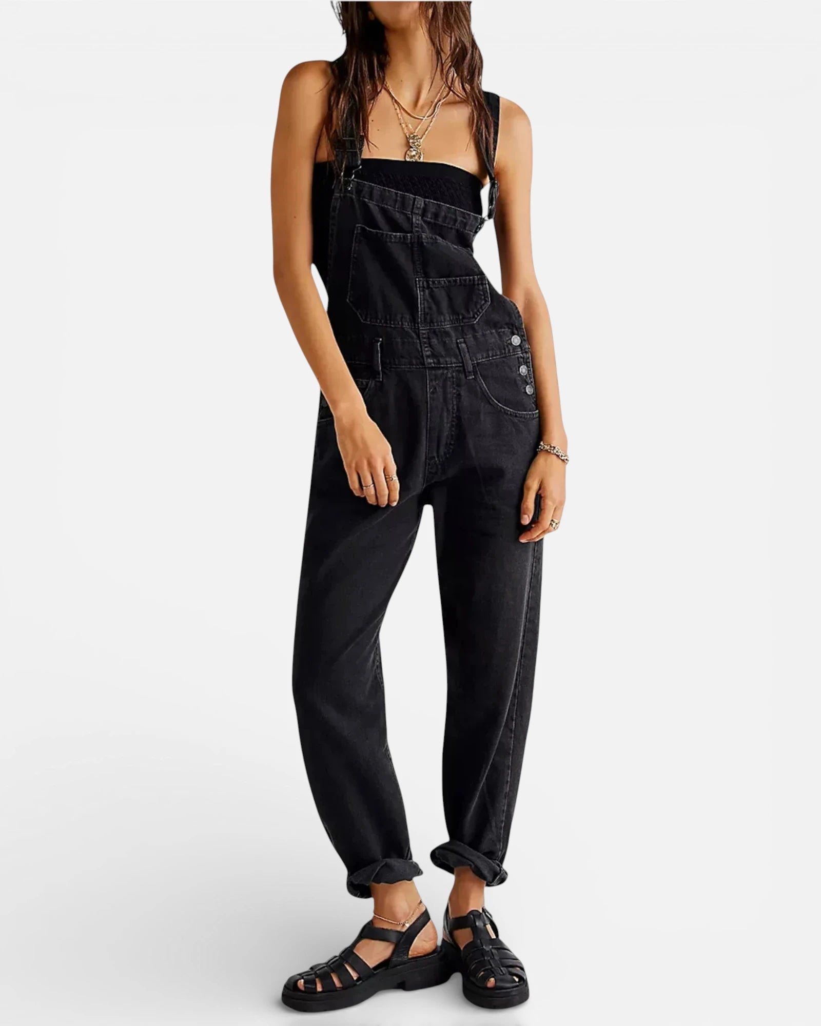 Salopette Denim Tendance Femme