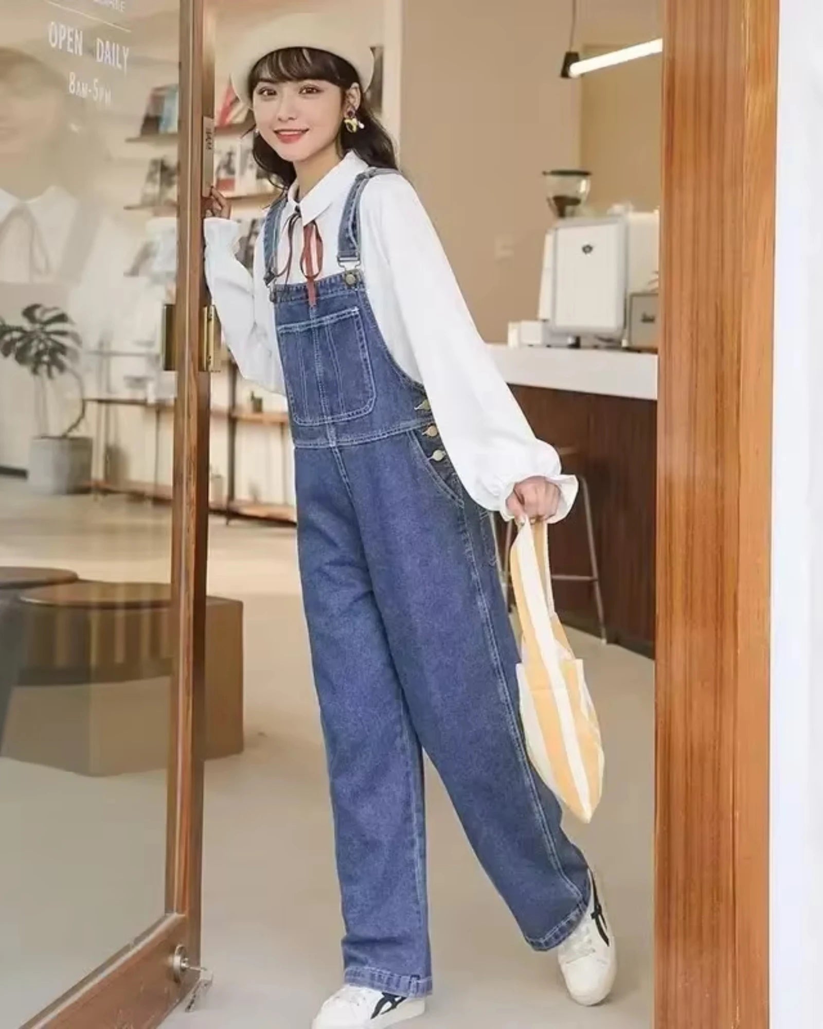 Salopette AmericanOne Bleu Retro