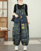 Salopette Motifs Imprimé Style Coréen
