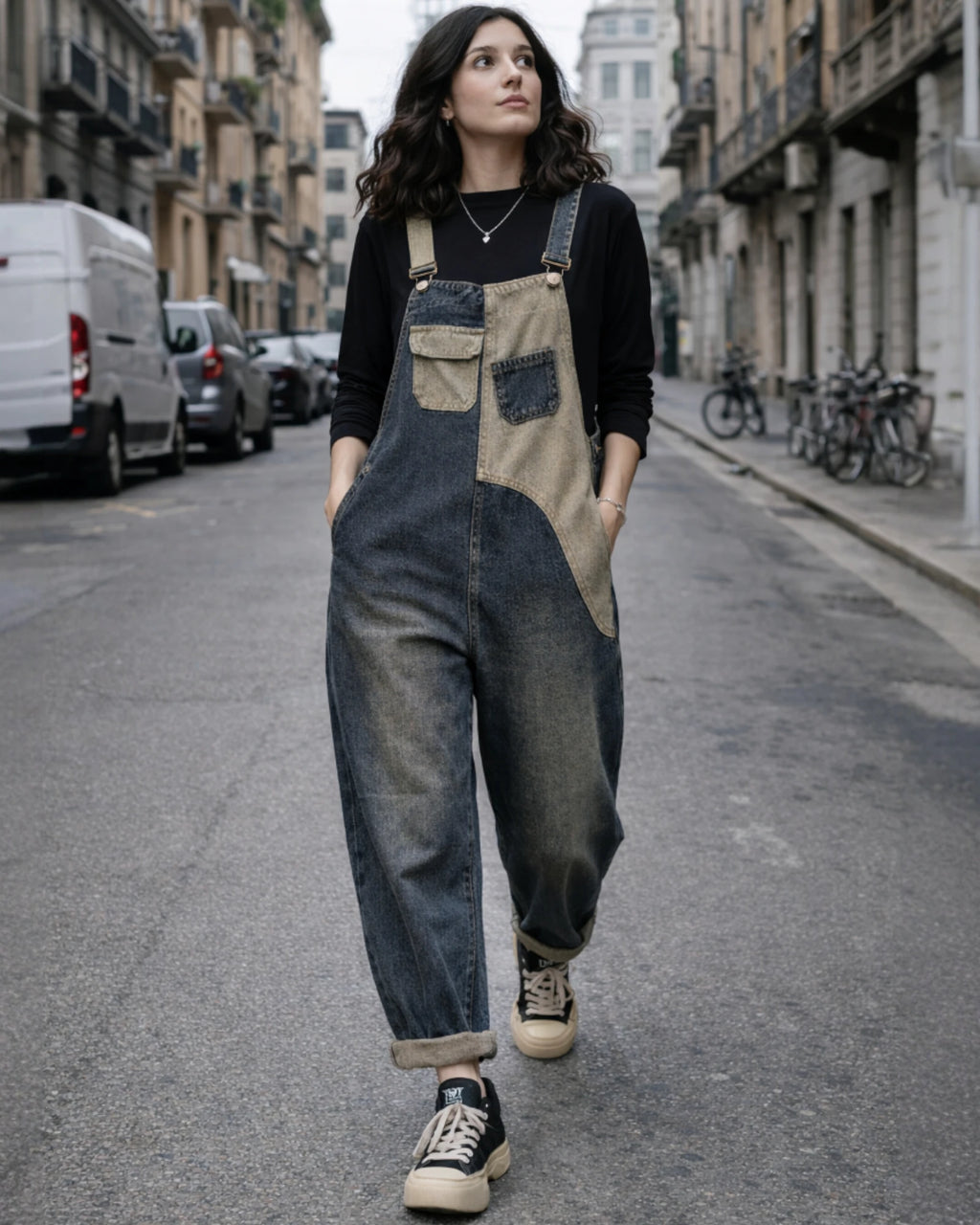 Salopette Femme Coupe Ample