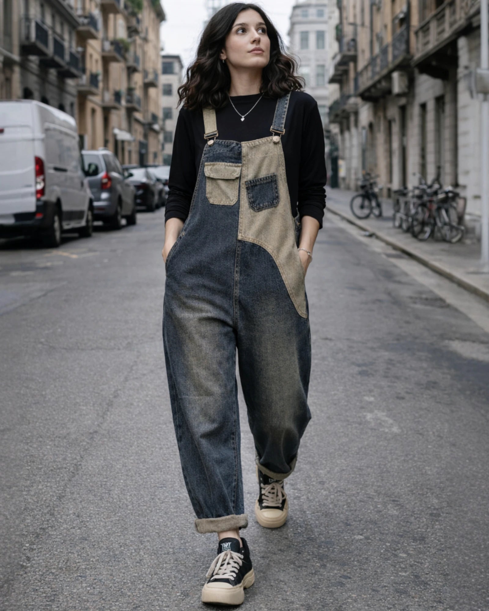 Salopette Femme Coupe Ample
