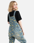 Salopette Jean Motif Printanier