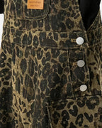 Salopette Léopard Style Décontracté