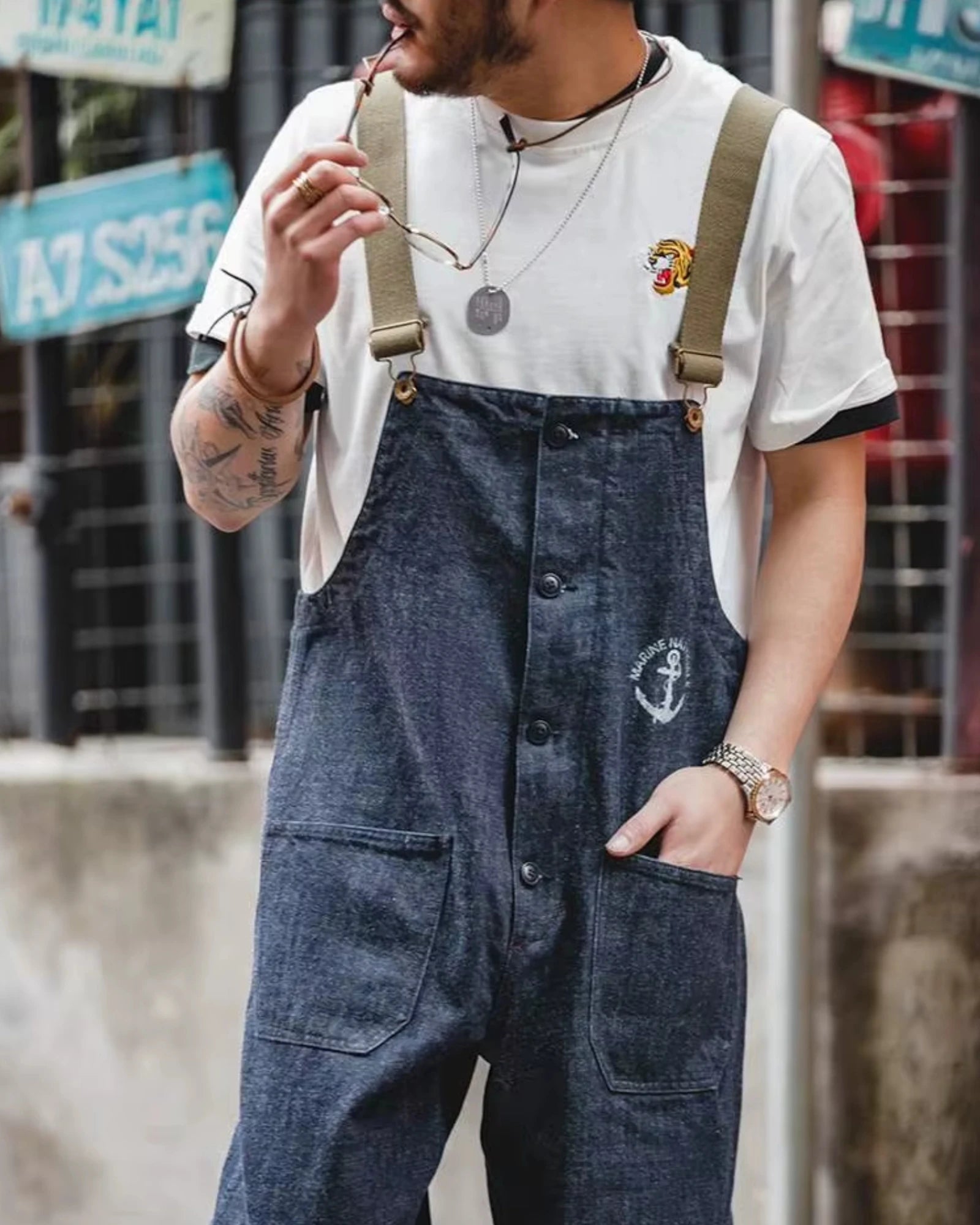 Salopette Marin Jean Cargo