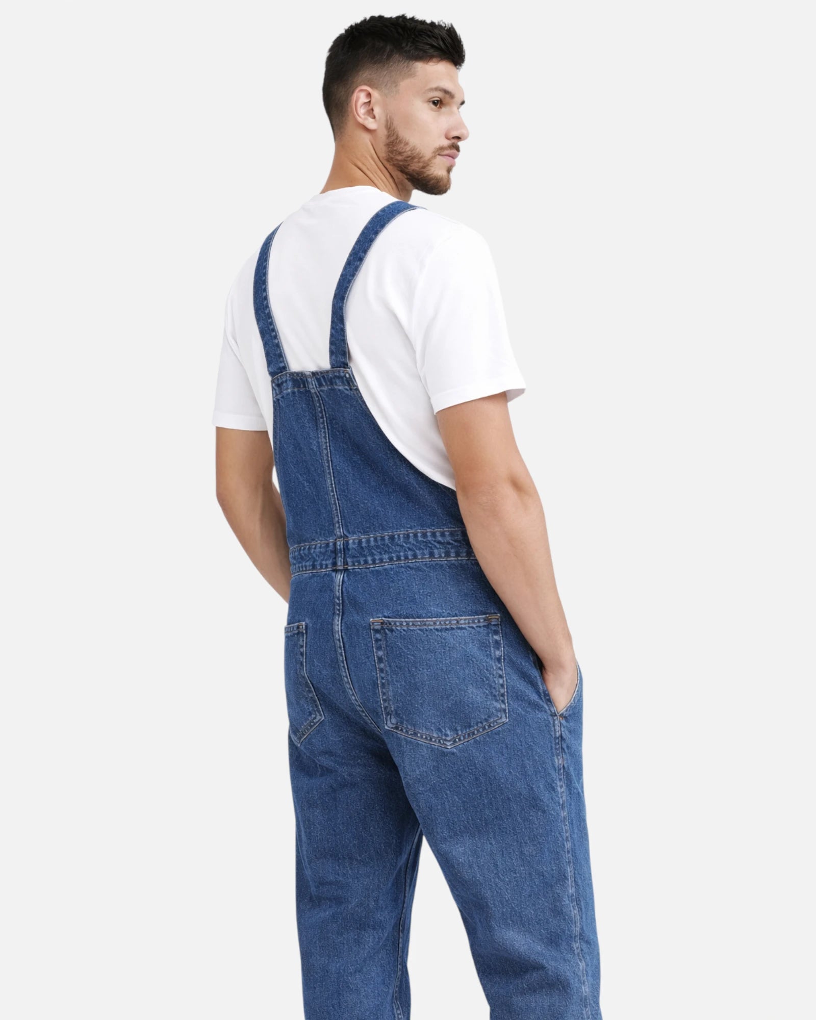 Salopette Résistante Homme Bleu