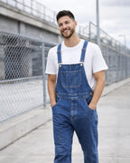 Salopette Résistante Homme Bleu