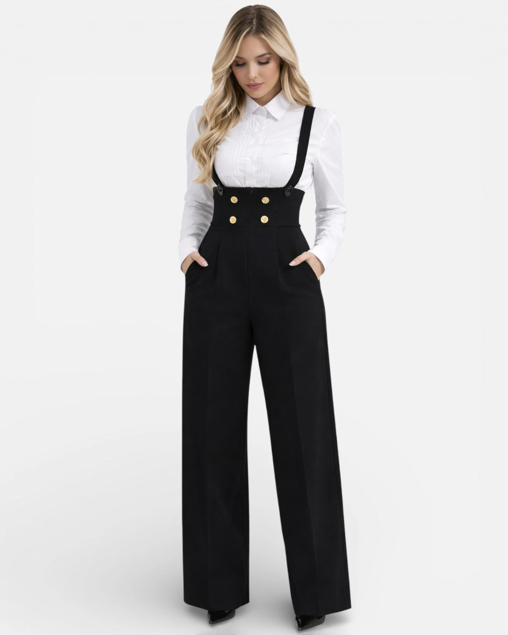 Pantalon Salopette Habillé Femme