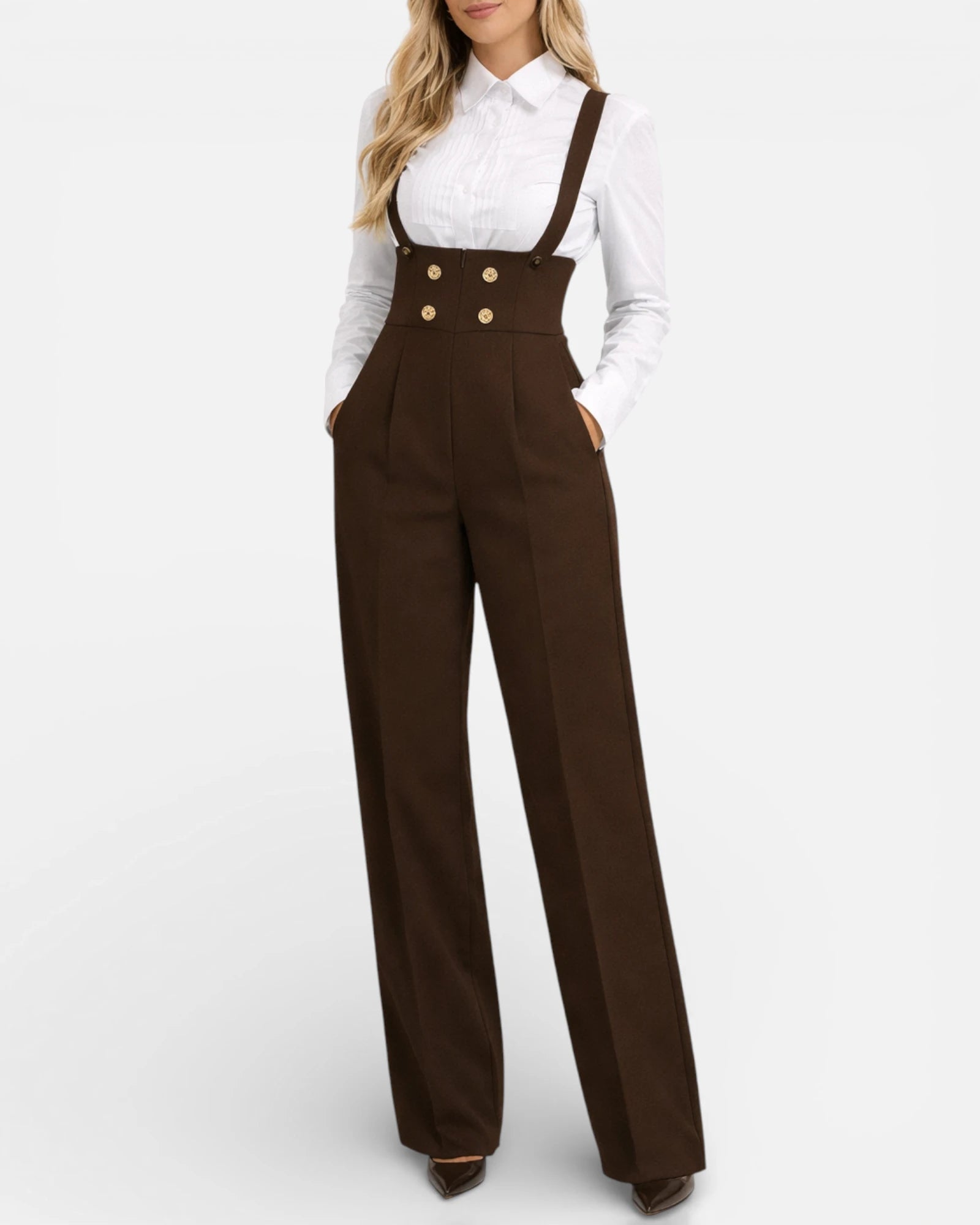 Pantalon Salopette Habillé Femme