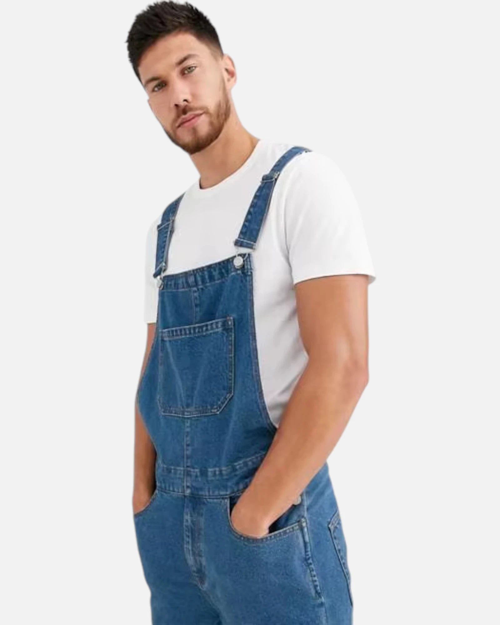 Salopette Résistante Homme Bleu