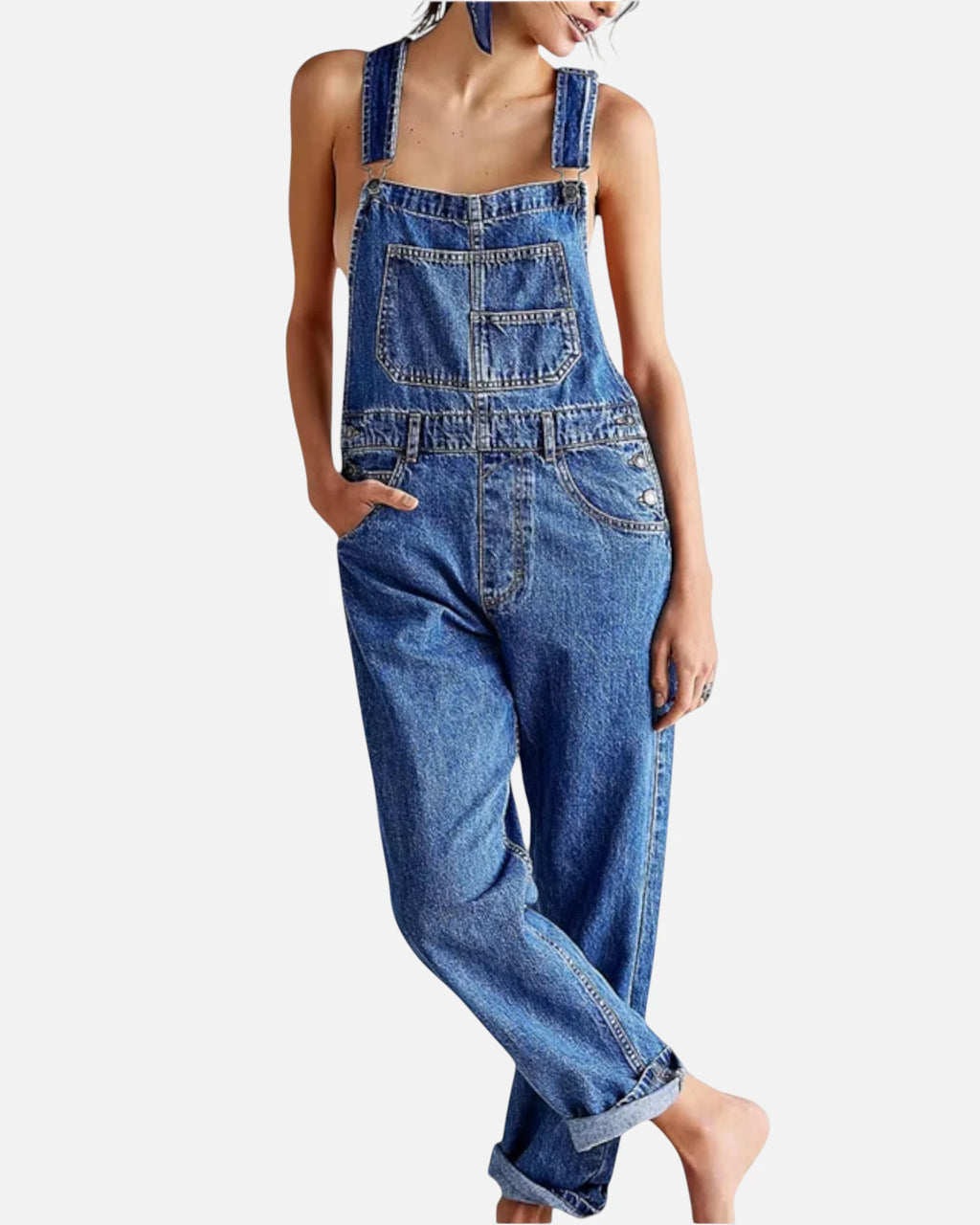 Salopette Denim Tendance Femme