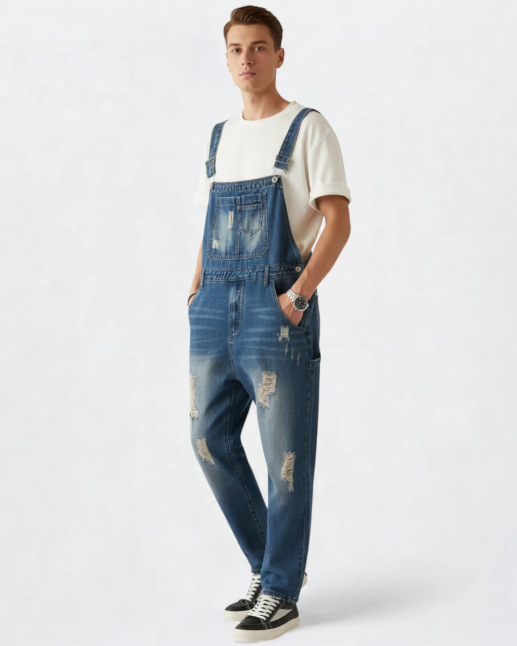 Salopette Denim Déchiré Streetfit