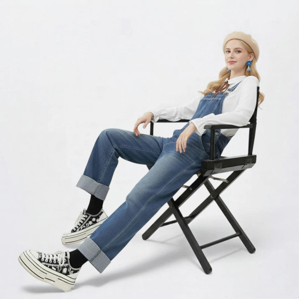 Salopette AmericanOne Bleu Retro