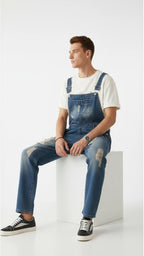 Salopette Denim Déchiré Streetfit